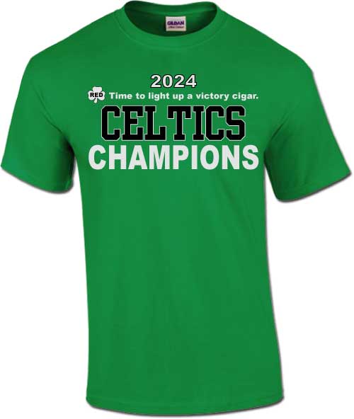 Victory Cigar Celtics Champions 2024 Ladies T-Shirt
