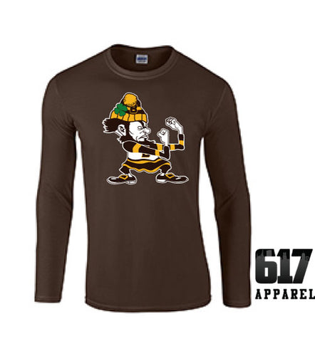 Fighting Boston Irish Hockey Long Sleeve T-Shirt