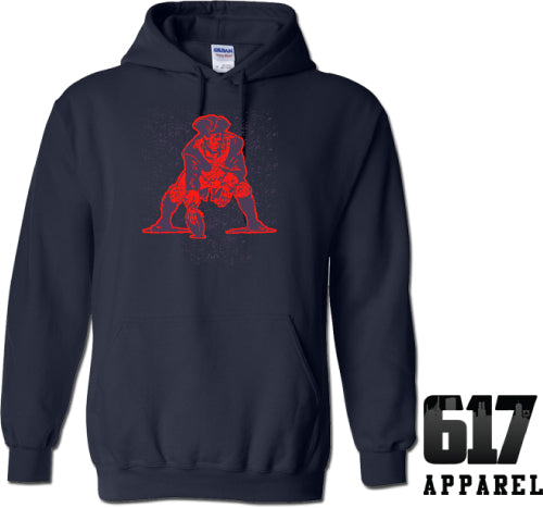 Pat the Skeleton Navy with Red Hoodie