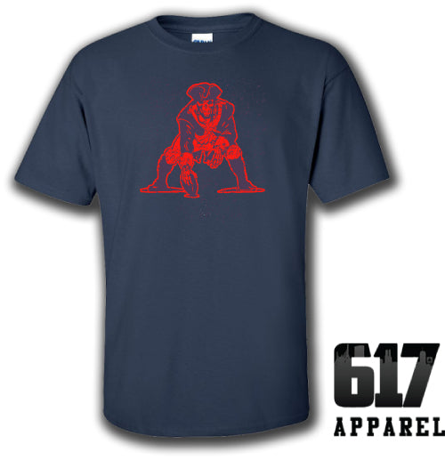 Pat the Skeleton Navy with Red Youth T-Shirt