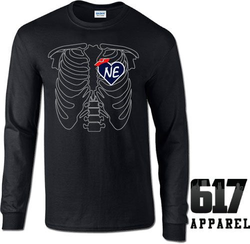 X-RAY New England Football Long Sleeve T-Shirt