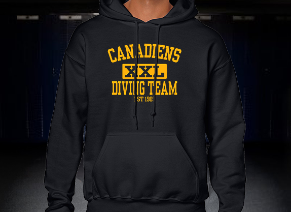 Candadiens XXL Diving Team Hoodie